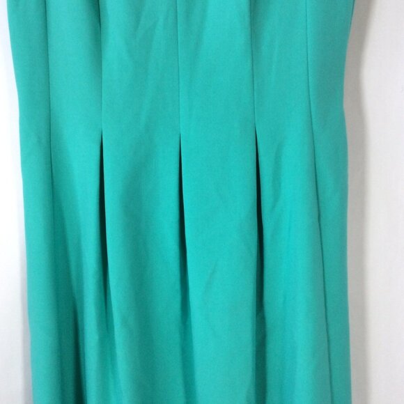 db est. 1962 Light Green Shift Dress, Sleeveless with Pleated Skirt - Picture 4 of 7